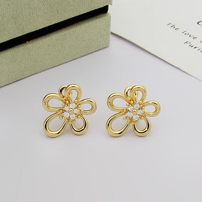 [Love Lucky] FLOWERLACE EARRING 5 DIAMONDS