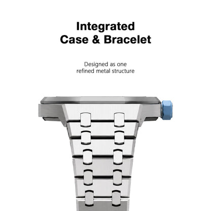 Bracelet de montre intégré enveloppant pour Royal Oak Pop Exclusive, boîtier et bracelet en acier
