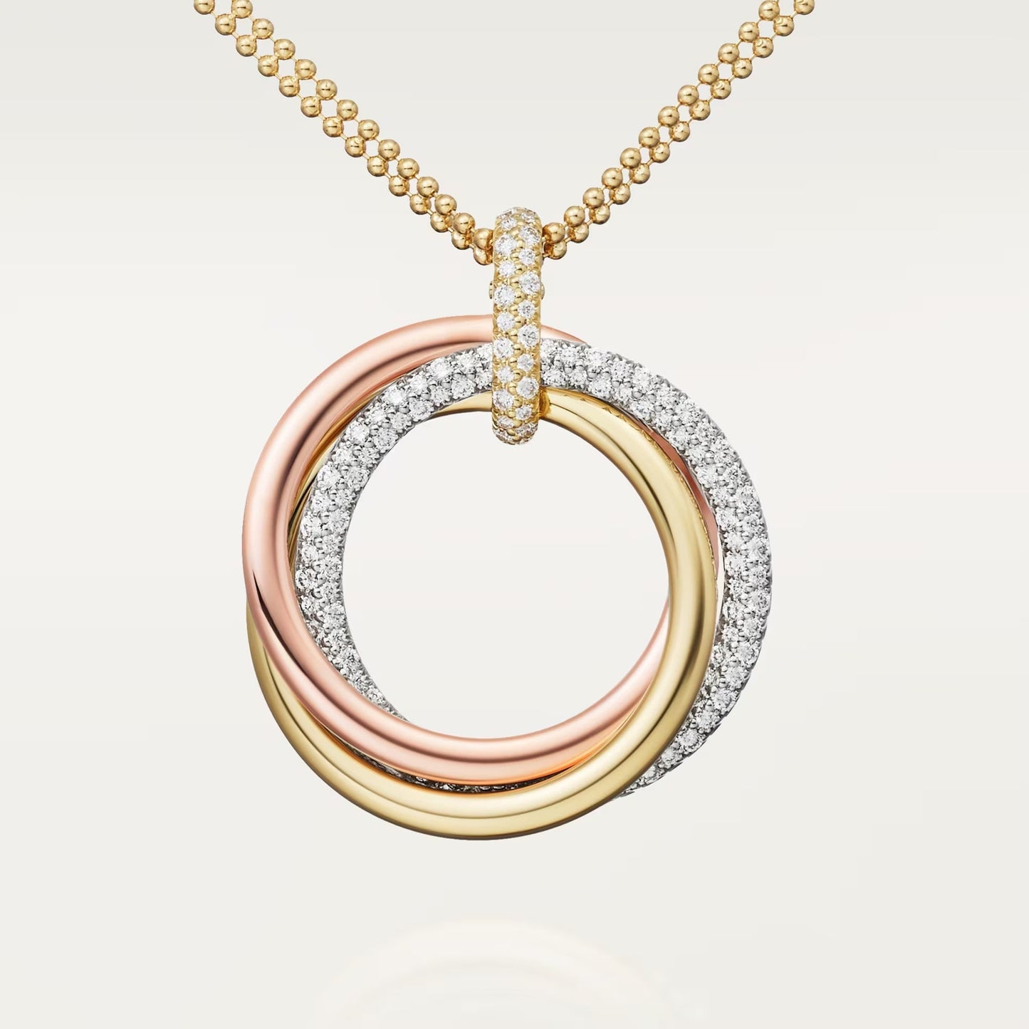 [Love Lucky]TRINITY LARGE NECKLACE