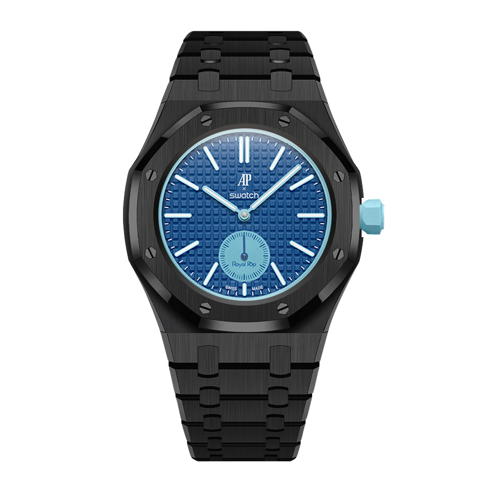 Bracelet de montre intégré enveloppant pour Royal Oak Pop Exclusive, boîtier et bracelet en acier