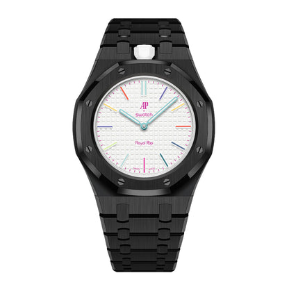 Bracelet de montre intégré enveloppant pour Royal Oak Pop Exclusive, boîtier et bracelet en acier
