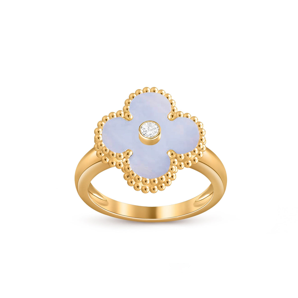 [Love Lucky]CLOVER DIAMOND RING GOLD COLLECTION