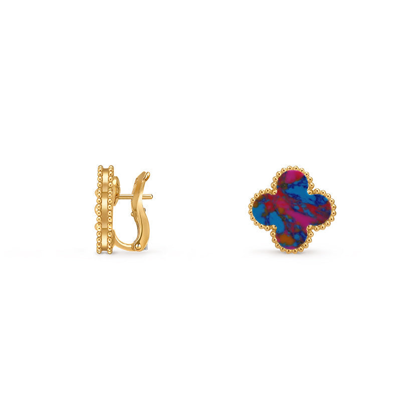 [Love Lucky]CLOVER 15MM MOP EARRINGS COLLECTION