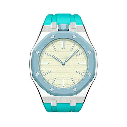 Royal Oak Pop Exclusivo con caja de acero y correa de silicona