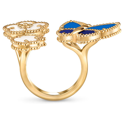 [Love Lucky]LUCKY SPRING BUTTERFLY OPEN-FACE RINGS