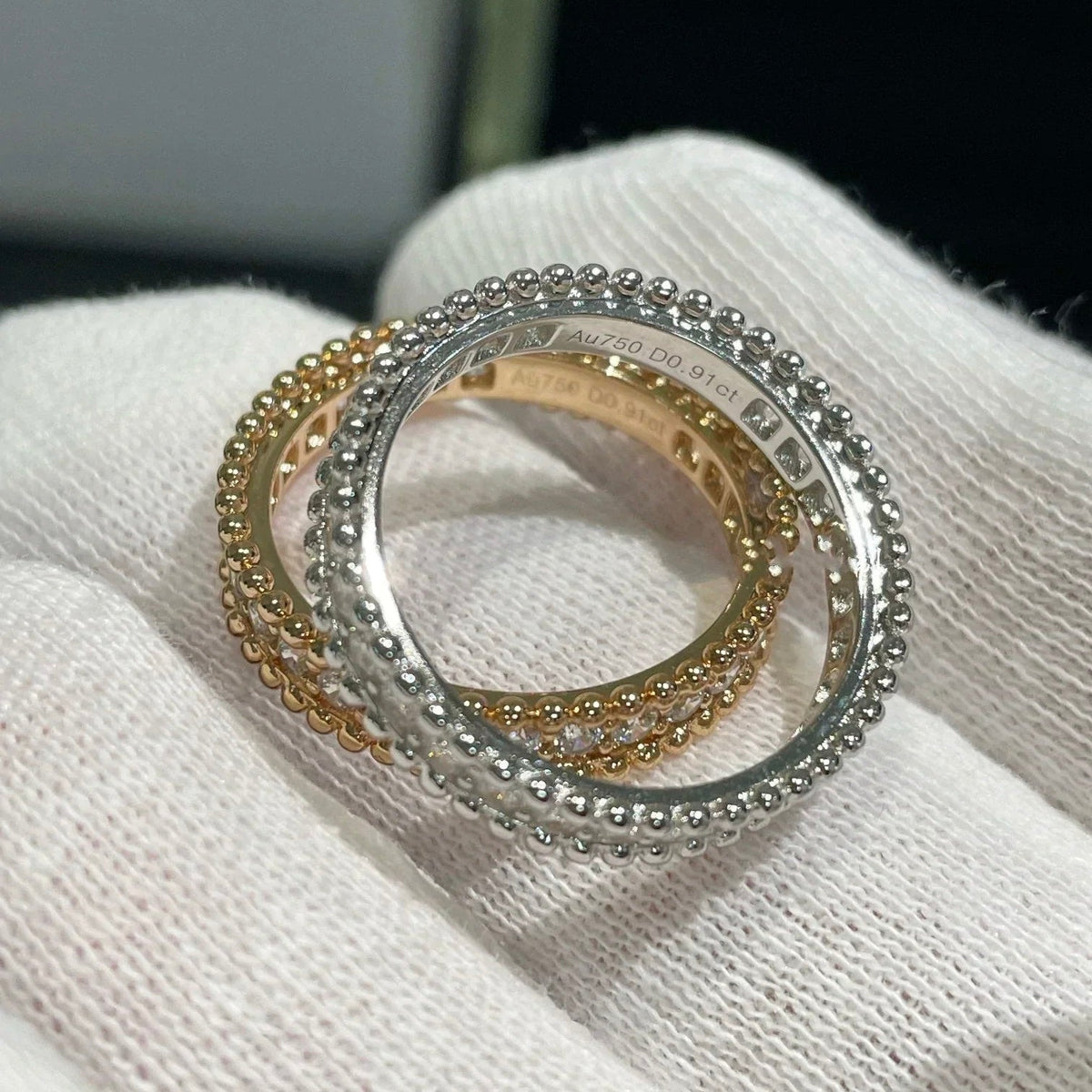 [Love Lucky]PERLEE DIAMOND ROSE GOLD RING
