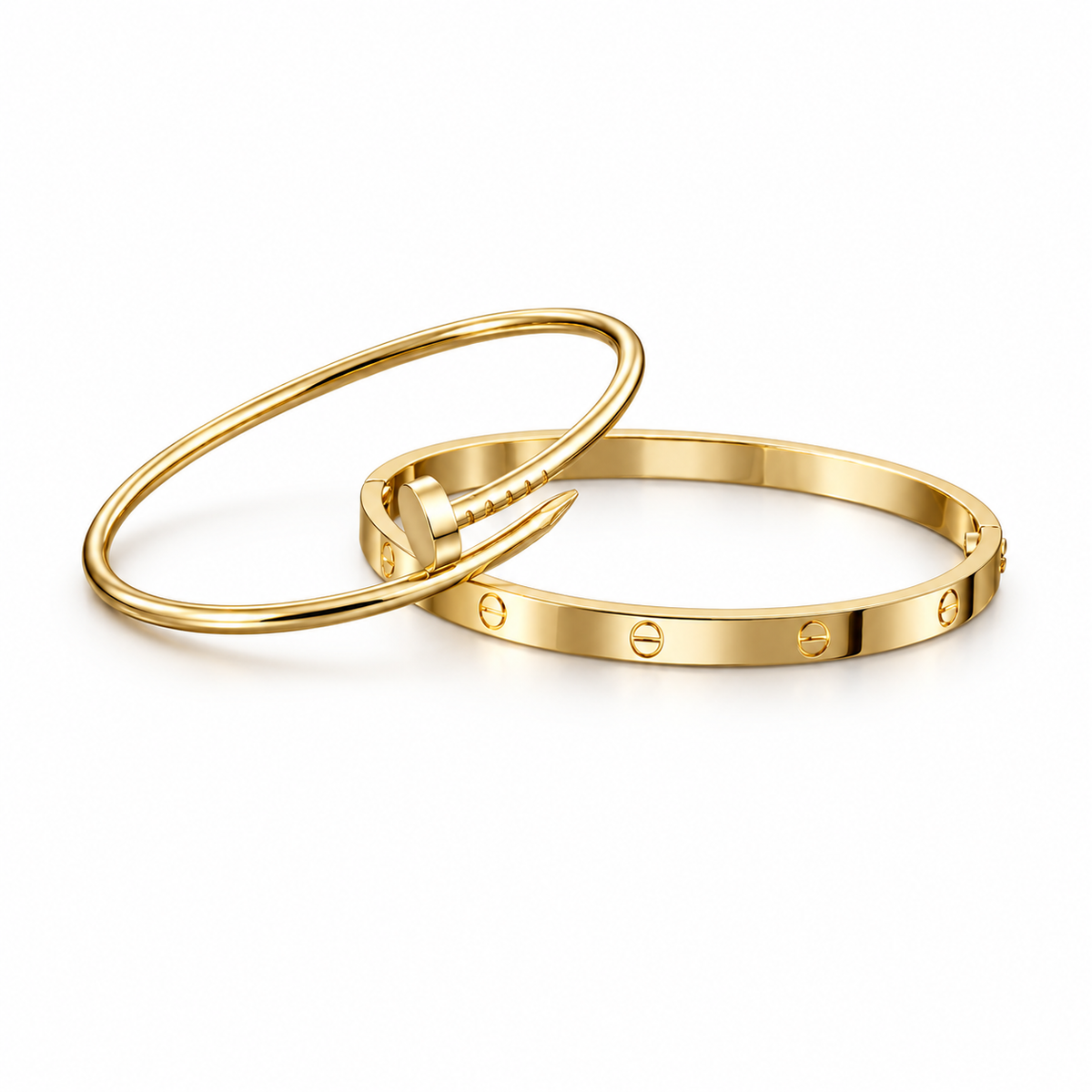 [LoveLucky] LOVE & JUSTE Classic Bracelet Stack Set
