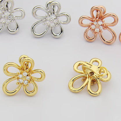[Love Lucky] FLOWERLACE EARRING 5 DIAMONDS