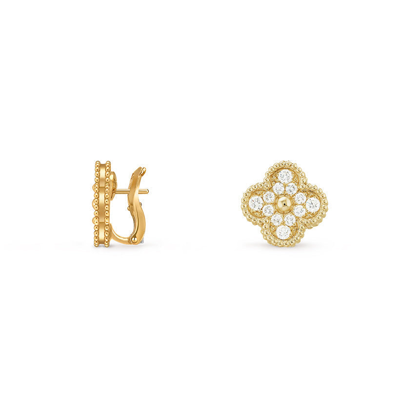 [Love Lucky]CLOVER 15MM MOP EARRINGS COLLECTION