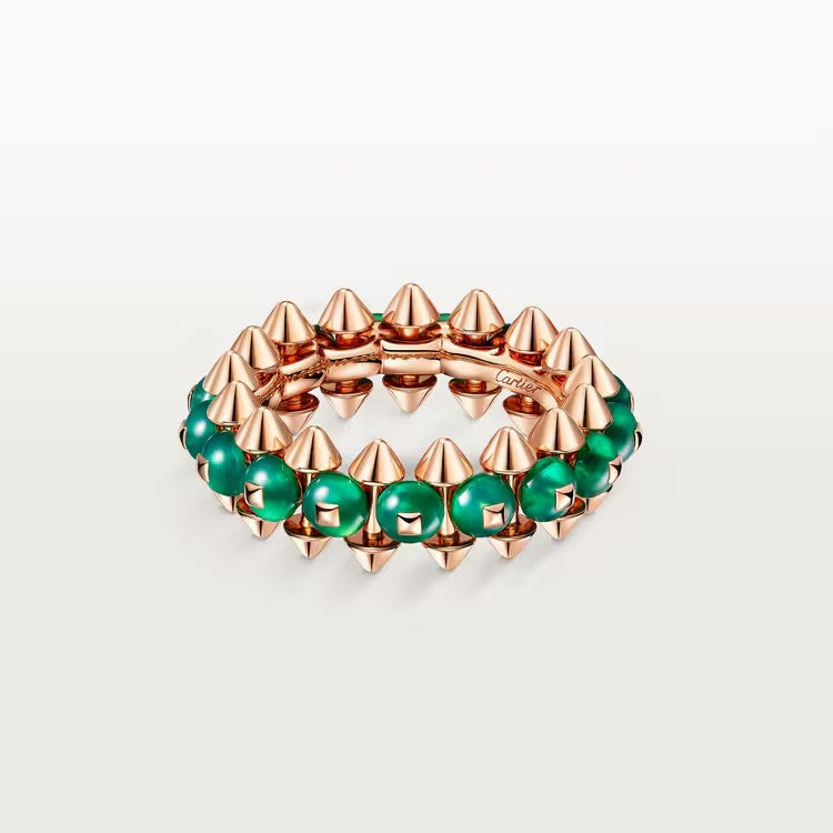 [Love Lucky]CLASH 7.9MM AGATE CHALCEDONY RING