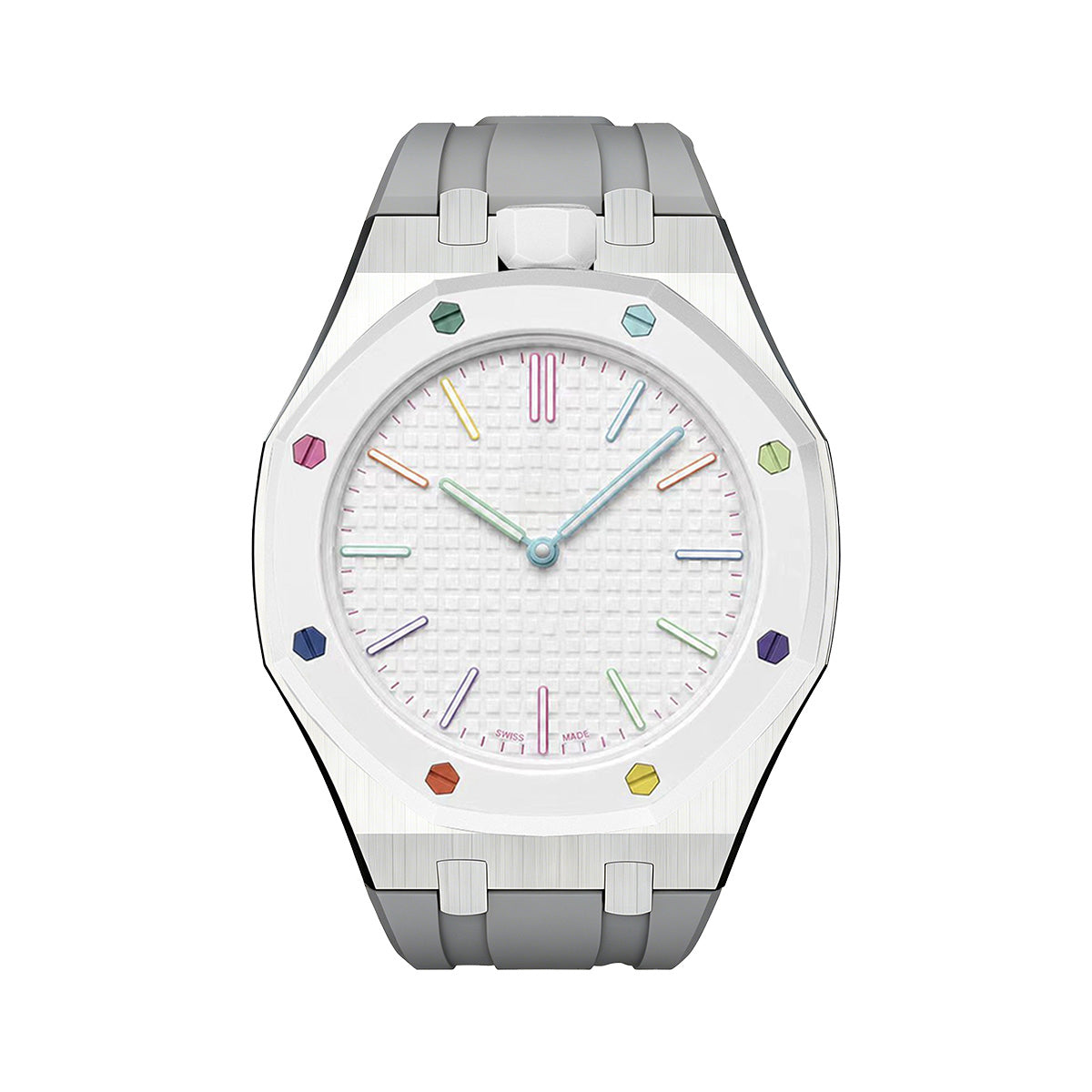 Royal Oak Pop Exclusivo con caja de acero y correa de silicona