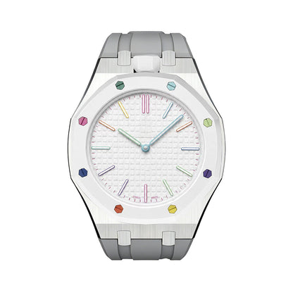 Royal Oak Pop Exclusivo con caja de acero y correa de silicona