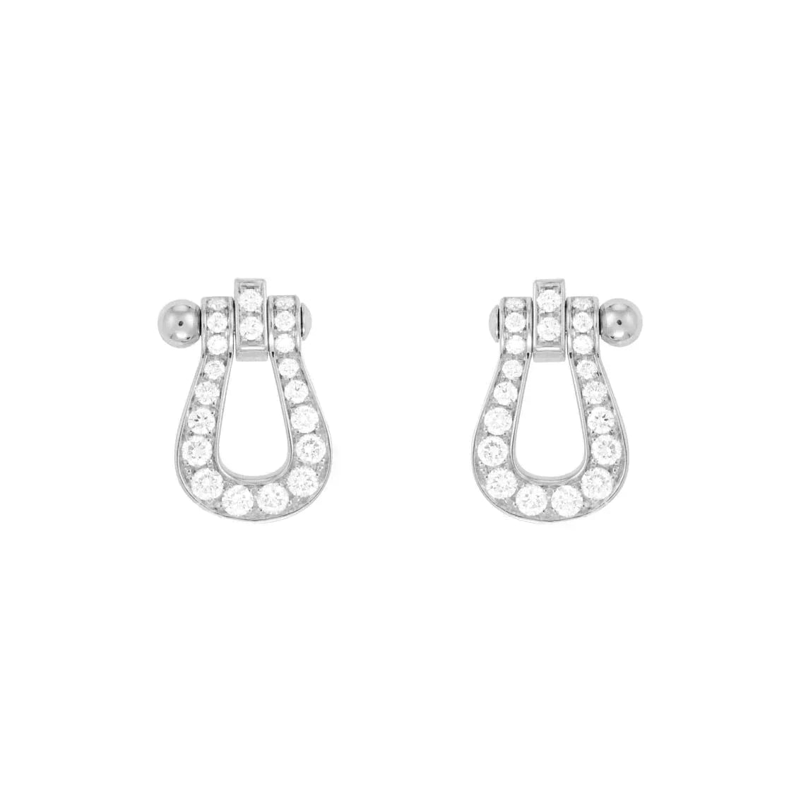 [Love Lucky]FORCE 10 FULL DIAMOND STUD EARRINGS MINI MODEL