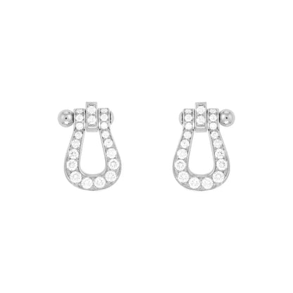 [Love Lucky]FORCE 10 FULL DIAMOND STUD EARRINGS MINI MODEL