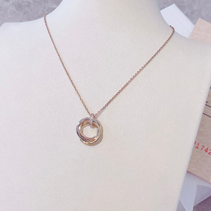 [Love Lucky]TRINITY HALSKETTE GOLD DIAMANTEN