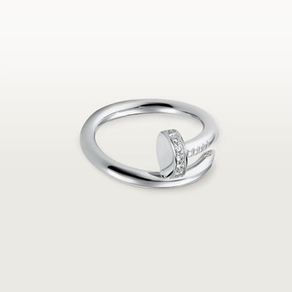 [Love Lucky]JUSTE RING 2.6MM HALF DIAMOND