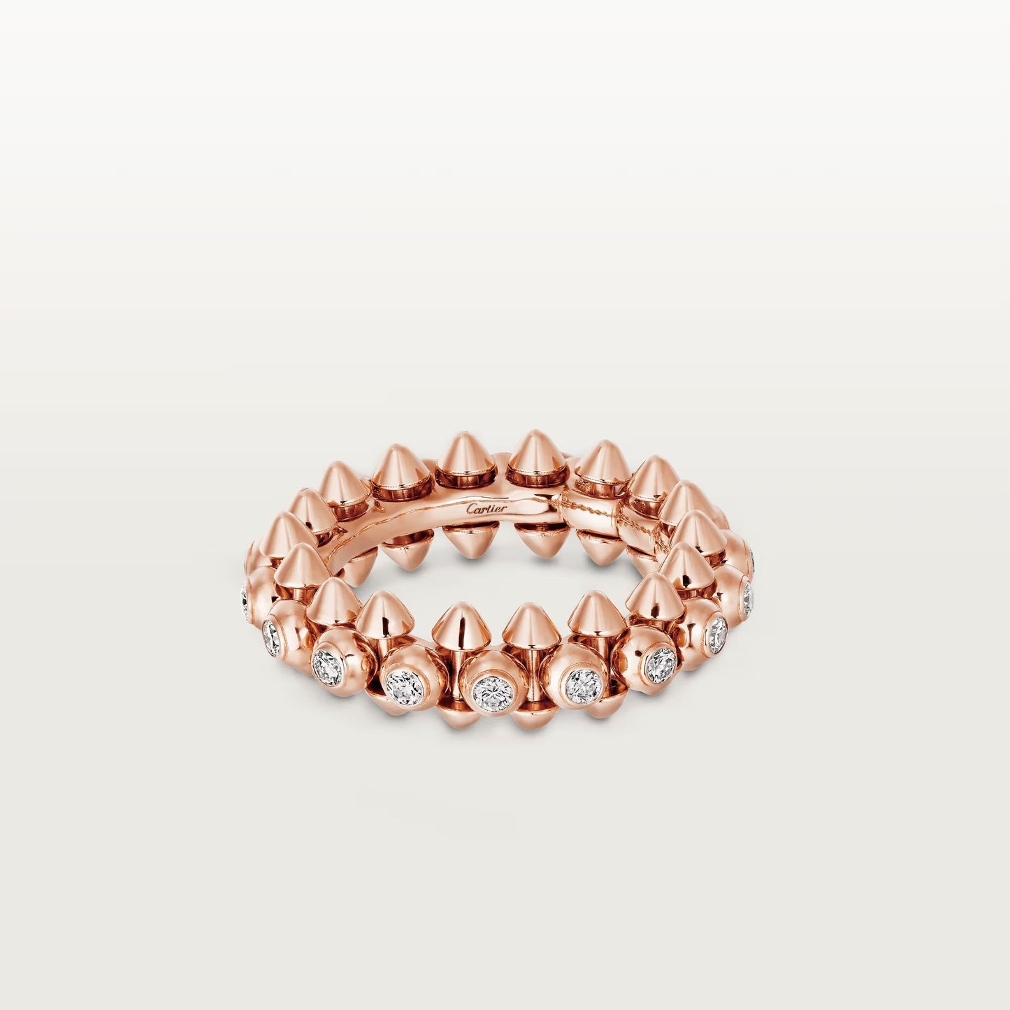 [Love Lucky]CLASH 6.8MM DIAMOND MEDIUM RING
