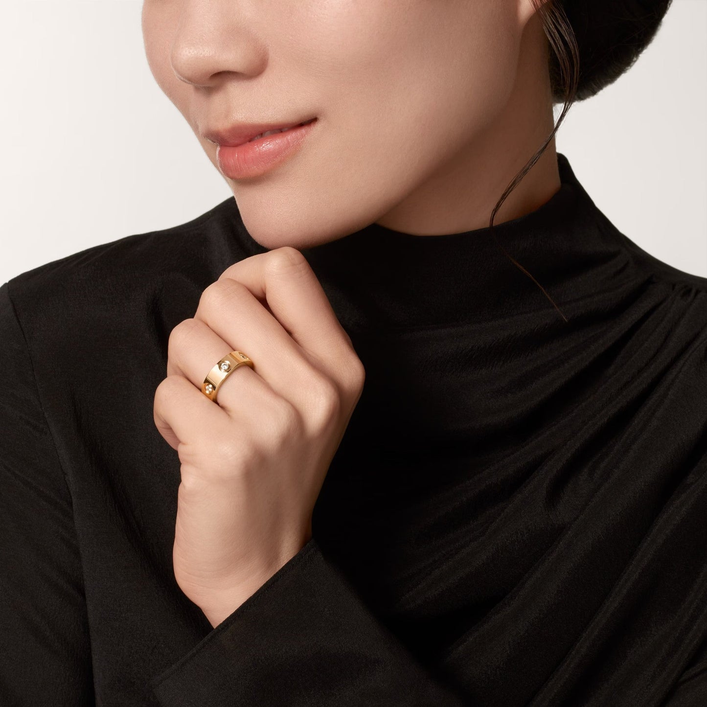 [Love Lucky]LOVE 5.5MM 6 DIAMOND RING