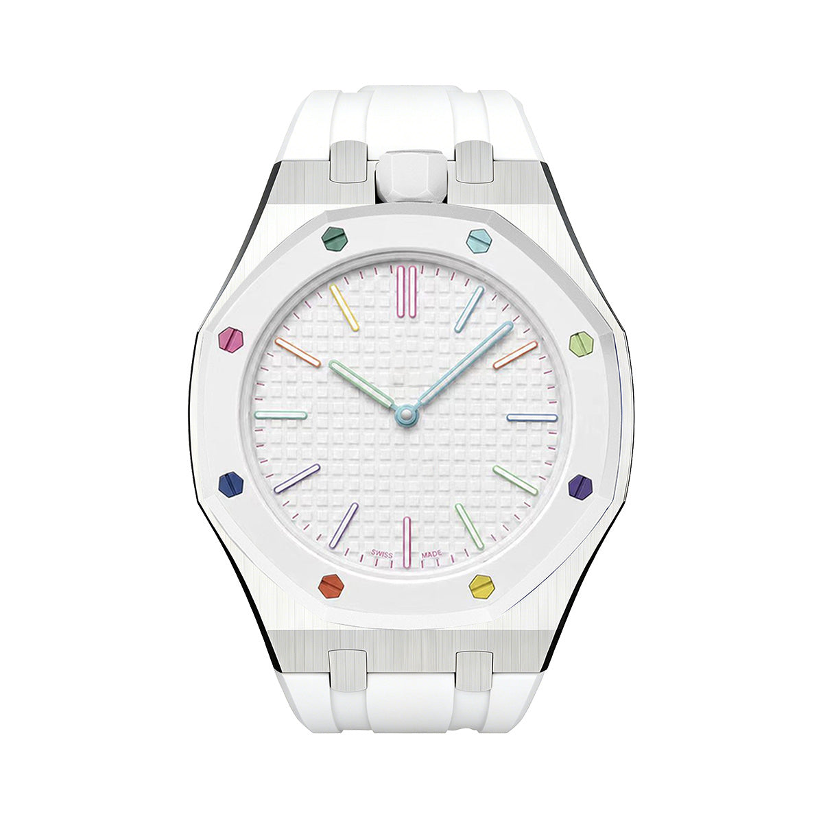 Royal Oak Pop Exclusivo con caja de acero y correa de silicona