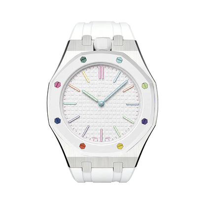 Royal Oak Pop Exclusivo con caja de acero y correa de silicona