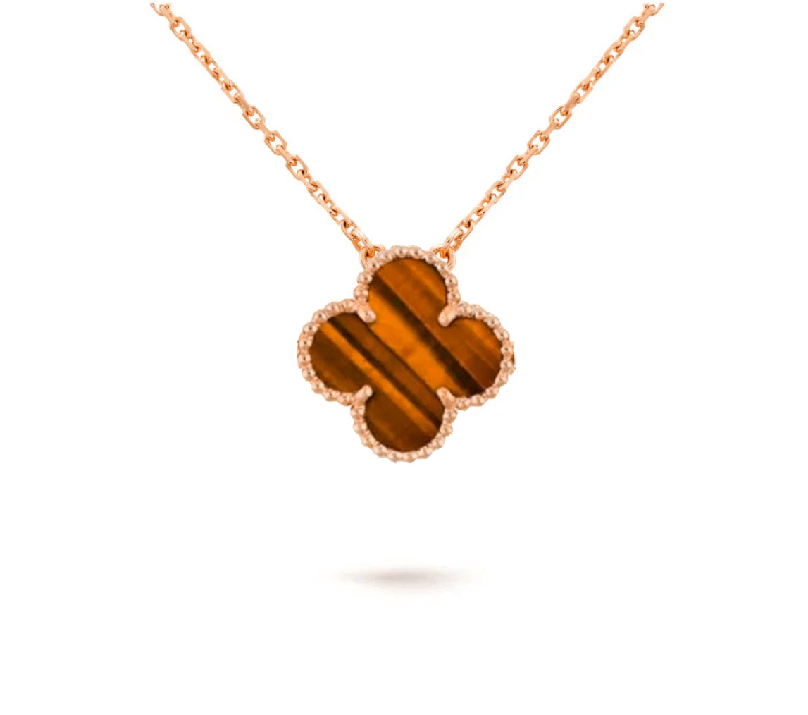 [Love Lucky]CLOVER 15MM SINGLE FLOWER NECKLACE COLLECTION