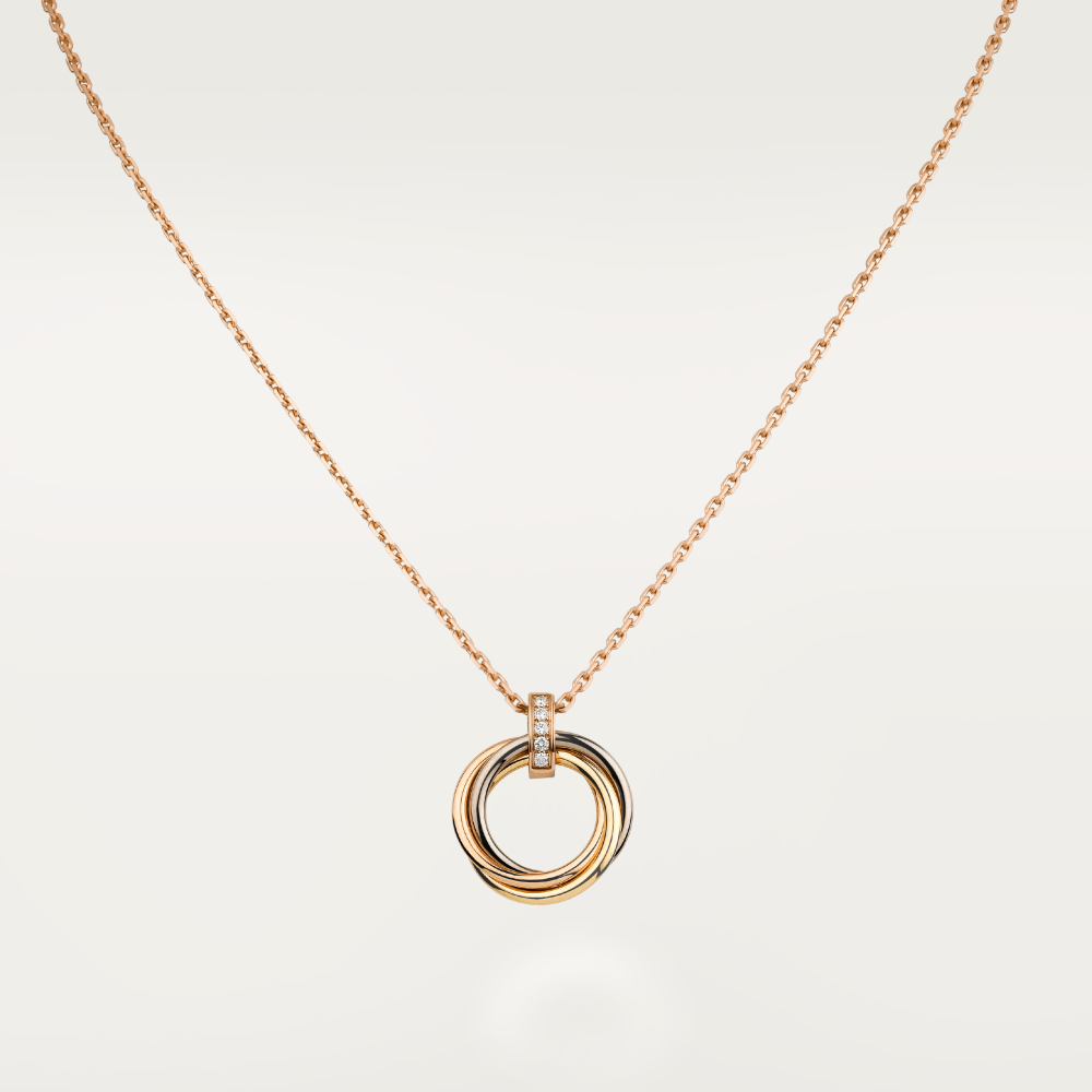 [Love Lucky]TRINITY HALSKETTE GOLD DIAMANTEN