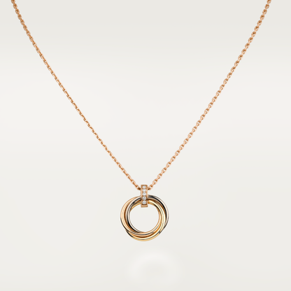 [Love Lucky]TRINITY HALSKETTE GOLD DIAMANTEN