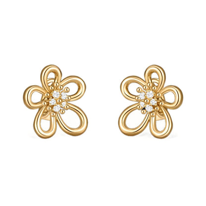 [Love Lucky] FLOWERLACE EARRING 5 DIAMONDS