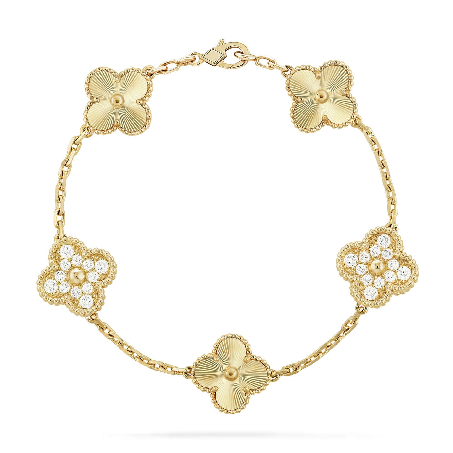 [Love Lucky] CLOVER 5 MOTIF LASER BRACELET COLLECTION