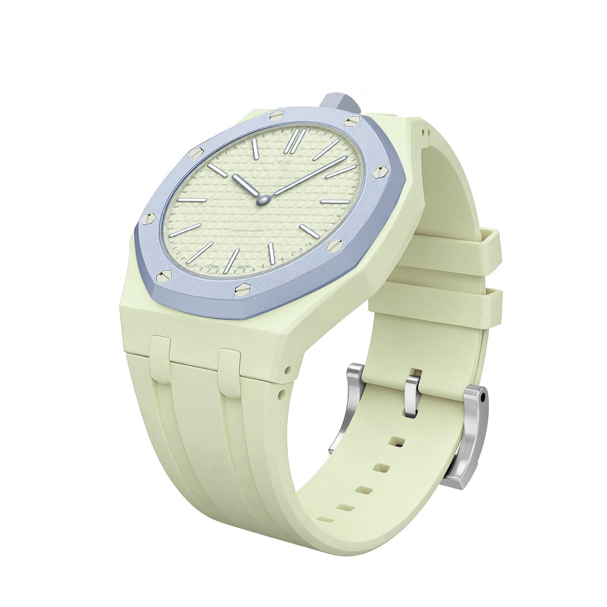 Boîtier en biocéramique et bracelet en silicone exclusifs Royal Oak Pop