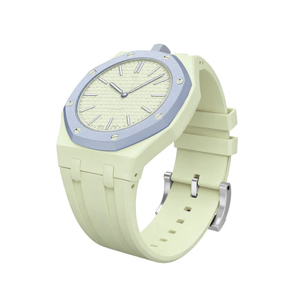 Boîtier en biocéramique et bracelet en silicone exclusifs Royal Oak Pop