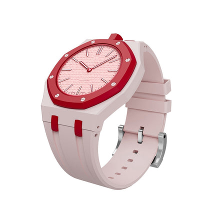 Boîtier en biocéramique et bracelet en silicone exclusifs Royal Oak Pop