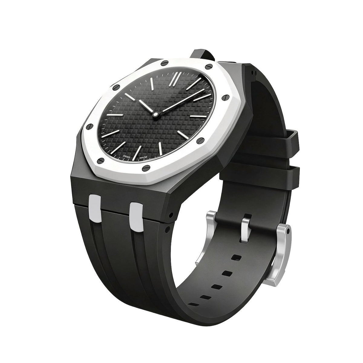 Boîtier en biocéramique et bracelet en silicone exclusifs Royal Oak Pop