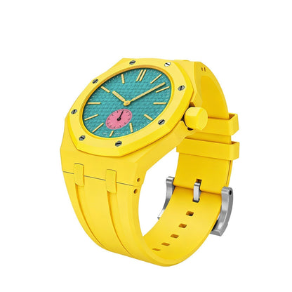 Boîtier en biocéramique et bracelet en silicone exclusifs Royal Oak Pop
