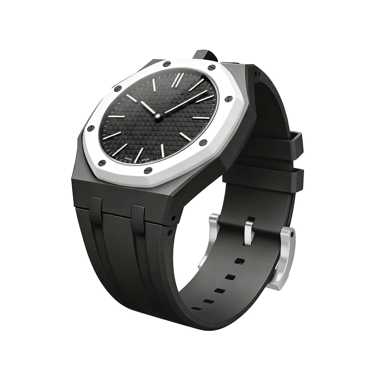 Boîtier en biocéramique et bracelet en silicone exclusifs Royal Oak Pop