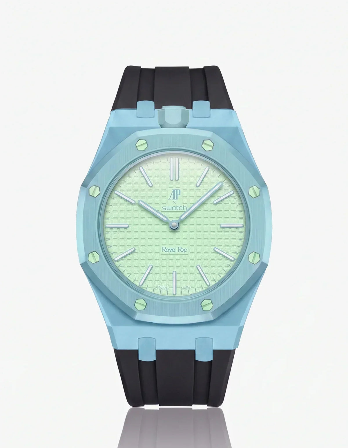 Cinturino e cassa in silicone Royal Pop Blaue Acht (Personalizza i colori)