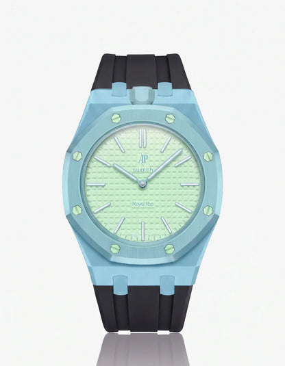 Cinturino e cassa in silicone Royal Pop Blaue Acht (Personalizza i colori)