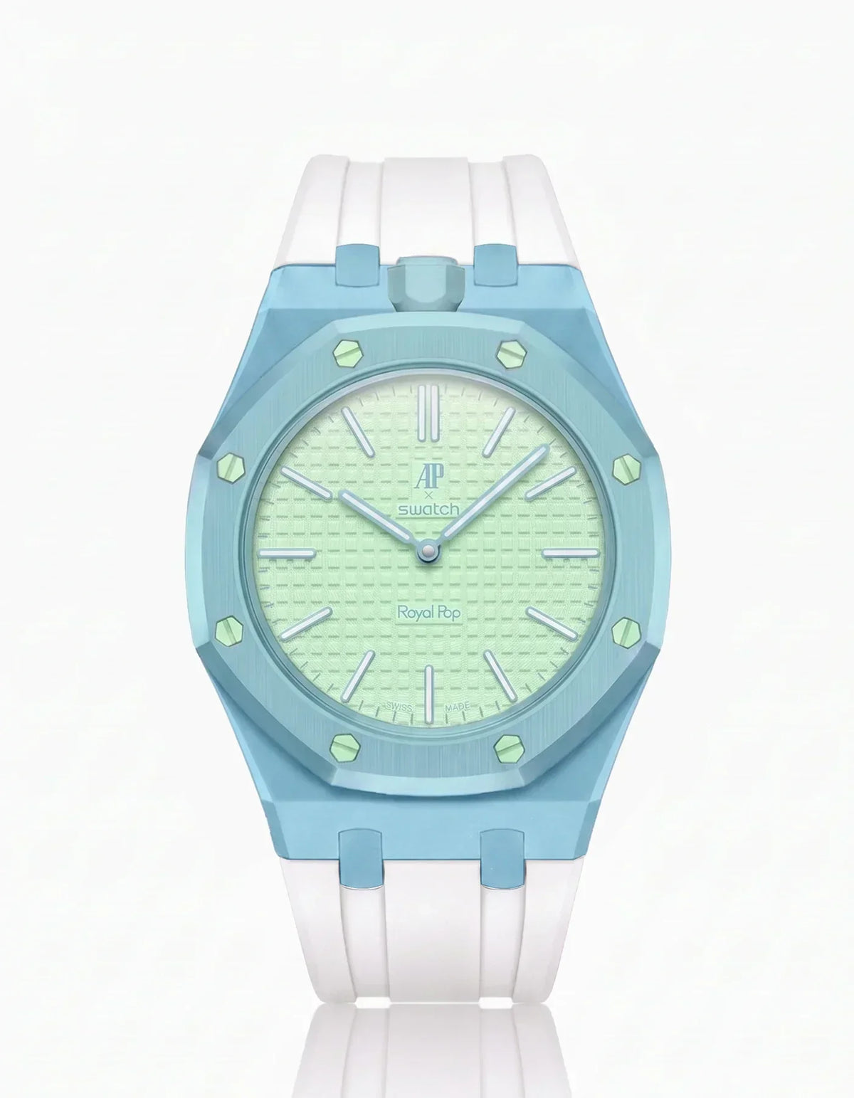 Cinturino e cassa in silicone Royal Pop Blaue Acht (Personalizza i colori)