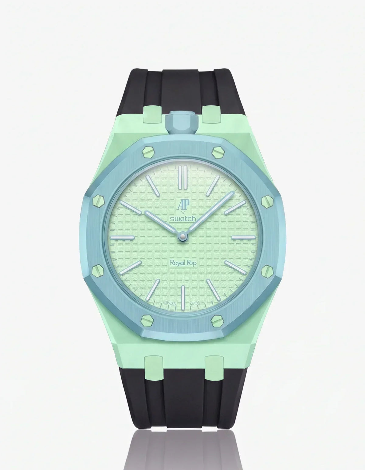 Cinturino e cassa in silicone Royal Pop Blaue Acht (Personalizza i colori)