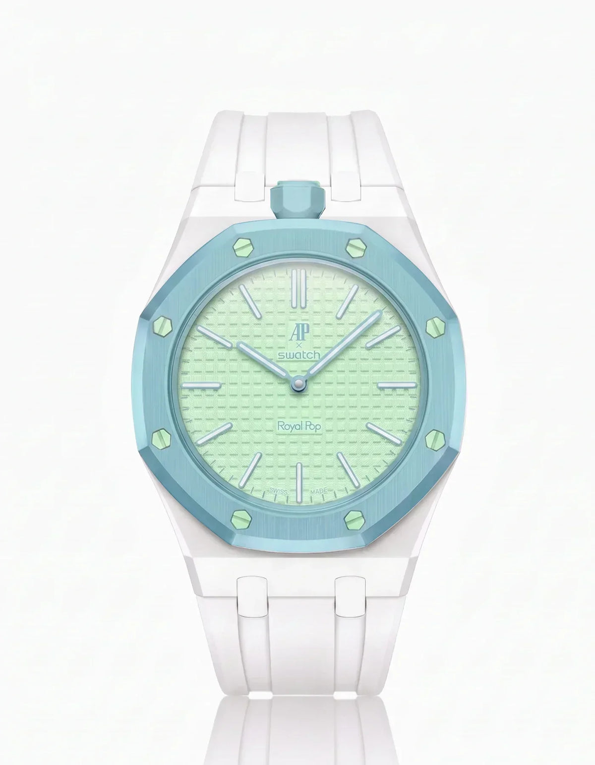 Cinturino e cassa in silicone Royal Pop Blaue Acht (Personalizza i colori)