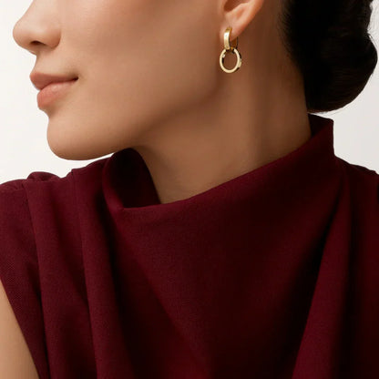 [Love Lucky]LOVE 3.3MM DANGLE EARRINGS