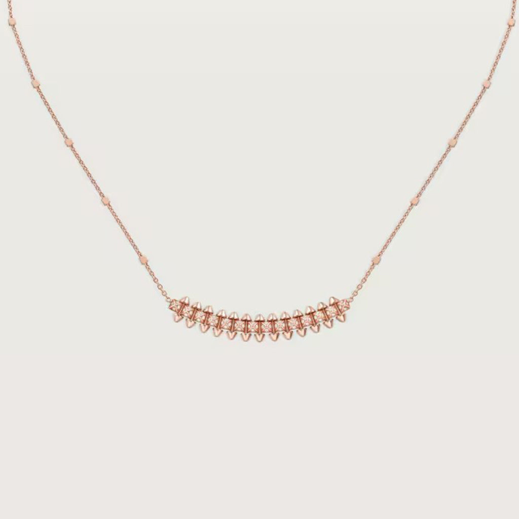[Love Lucky]CLASH  SMALL FULL DIAMOND NECKLACE