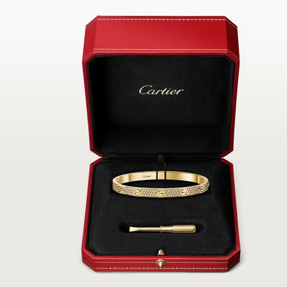 [Love Lucky]LOVE BRACELET 4.8MM DIAMOND-PAVED