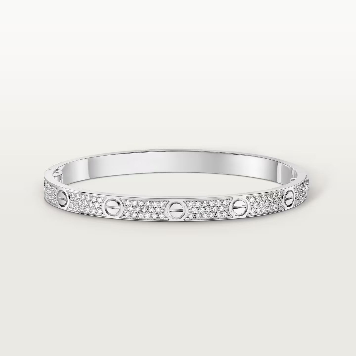 [Love Lucky]LOVE BRACELET 4.8MM DIAMOND-PAVED