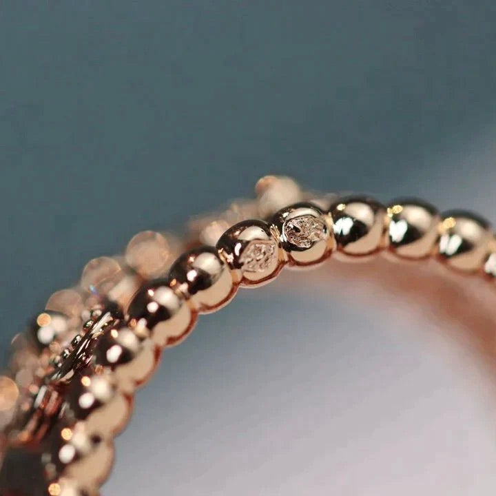 [Love Lucky]BAGUE CALÉIDOSCOPE TRÈFLE 10MM