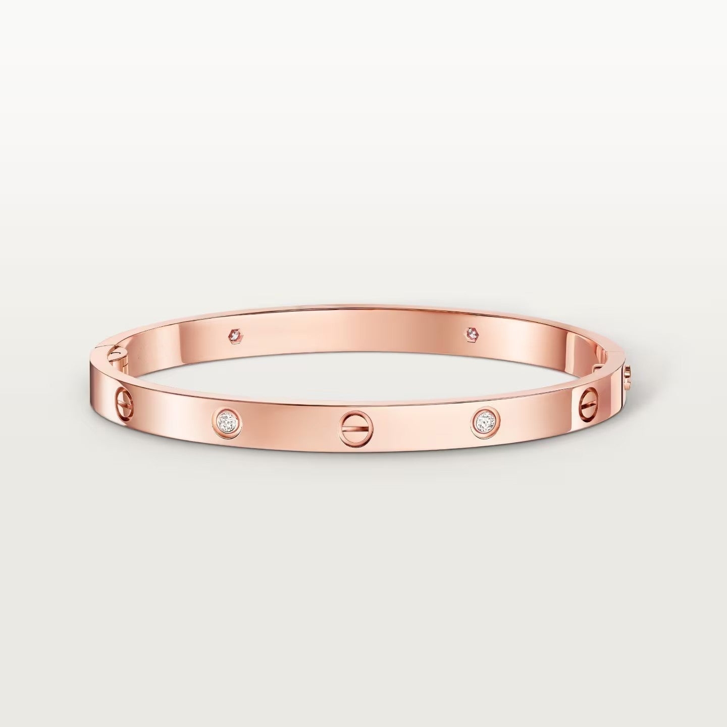 [Love Lucky]LOVE BRACELET 4.8MM 4 DIAMONDS