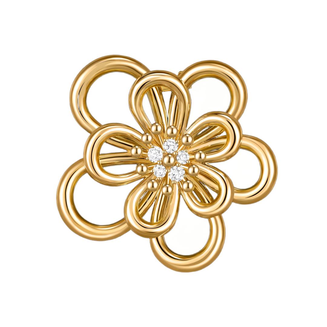 [Love Lucky]FLOWERLACE NECKLACE 5 DIAMONDS