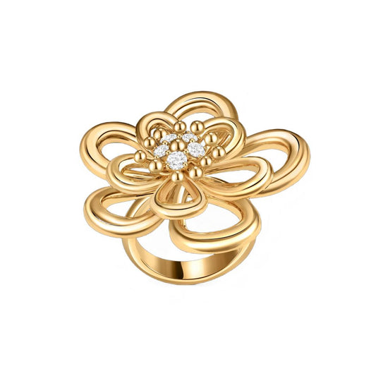 [Love Lucky] FLOWERLACE RING 5 DIAMONDS
