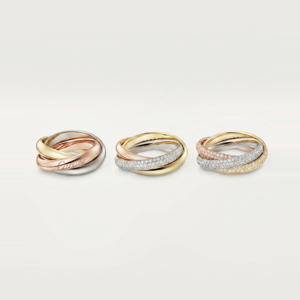 [Love Lucky]TRINITY 3.2MM RING COLLECTION