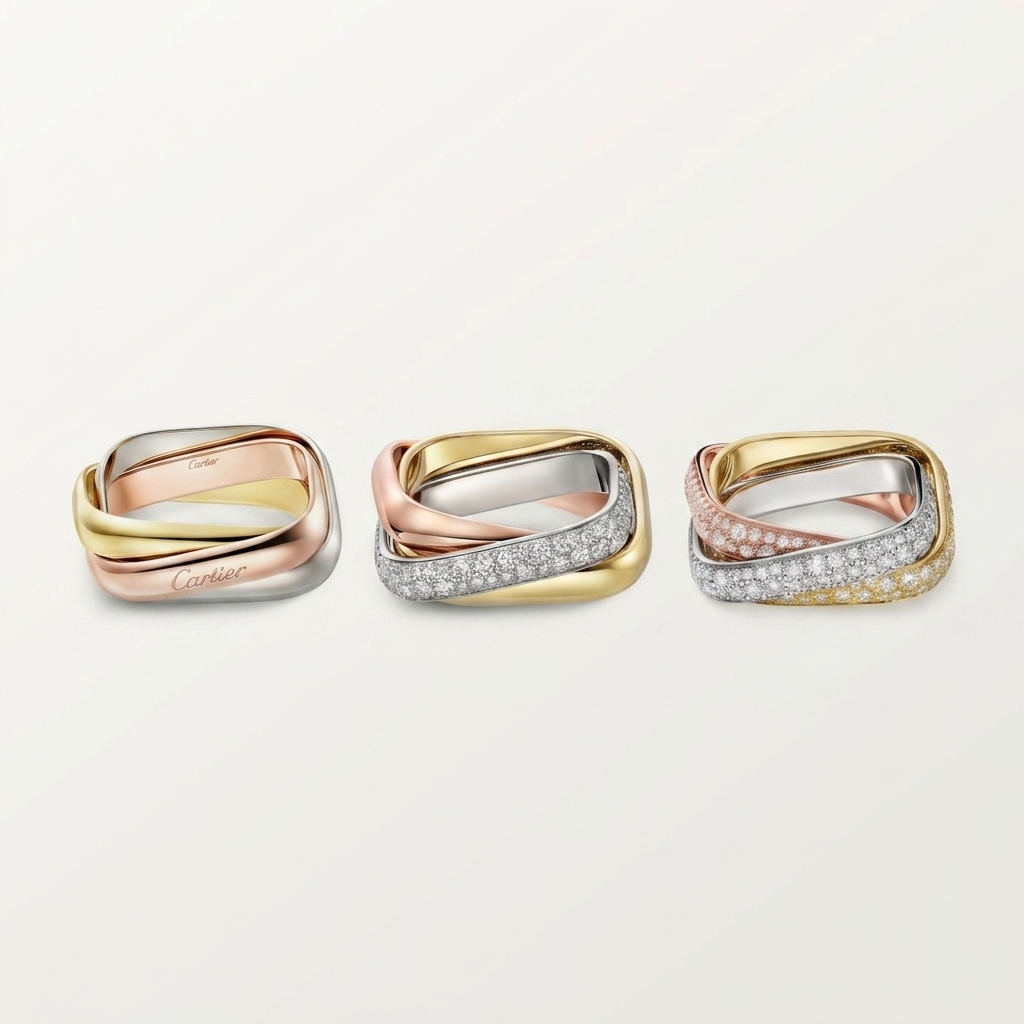 [Love Lucky]TRINITY 3.5MM CUSHION RING COLLECTION